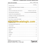 Tigercat LX830, X830 Feller Buncher Service Manual (83070191 - 83070999)