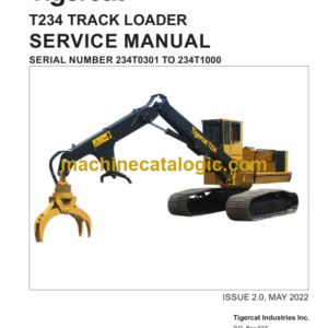 Tigercat T234 Loader Service Manual (234T0101 - 234T1000)