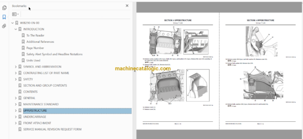 Hitachi ZX890-7G Hydraulic Excavator Technical and Workshop Manual