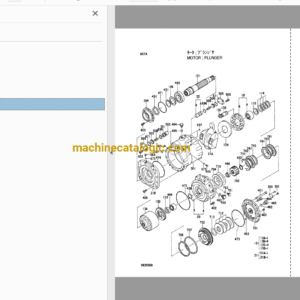 Hitachi CX650, CX700 Crawler Crane Full Parts Catalog