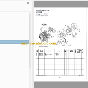 Hitachi ZX135US-7 (OCEANIA Spec.) Hydraulic Excavator Full Parts Catalog