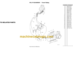 Komatsu PC200-10MO CE Hydraulic Excavator Parts Book (DBCM0001 and up)