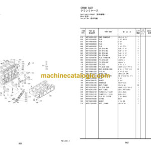 Hitachi V3800DICR-TI-E3B-TC1 Engine Parts Catalog