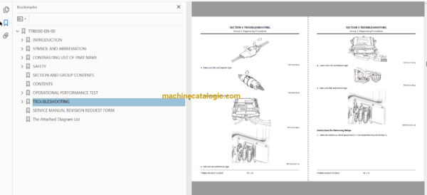 Hitachi ZX890LC-7H Hydraulic Excavator Technical and Workshop Manual