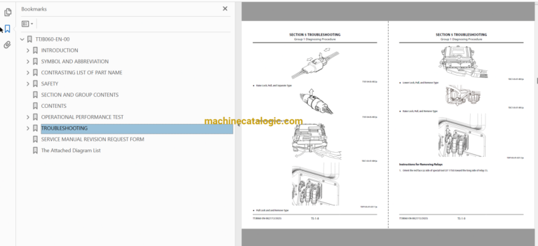 Hitachi ZX890LC-7H Hydraulic Excavator Technical and Workshop Manual