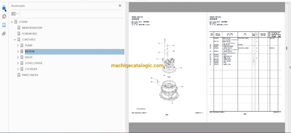 Hitachi ZX400LCH-5A Hydraulic Excavator Full Parts Catalog