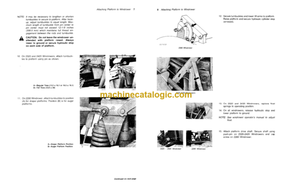 John Deere 130 Draper Platform 35 and 65 Hay Conditioners Operator's Manual (OME65969)