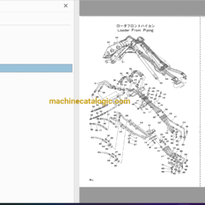 Hitachi UH14-2, UH171 Hydraulic Excavator Full Parts Catalog