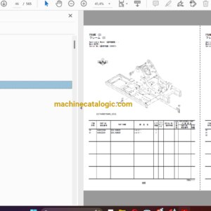 Hitachi ZX225USRLC-5B Hydraulic Excavator Full Parts Catalog