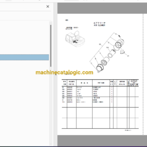 Hitachi ZX135USL-3 Forest Machine Full Parts Catalog