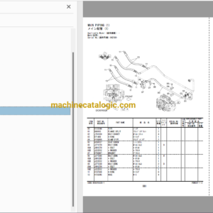 Hitachi ZX400LCH-5G Hydraulic Excavator Full Parts Catalog