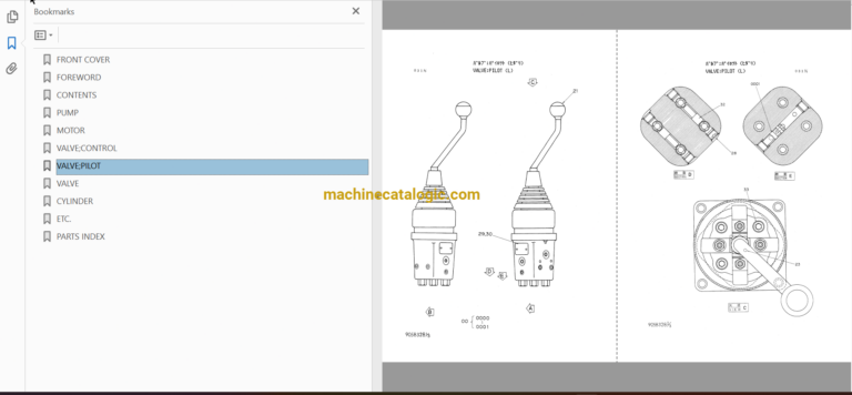 Hitachi UH23 Hydraulic Excavator Full Parts Catalog