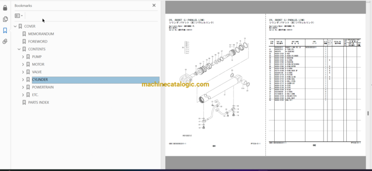Hitachi ZW150-6,ZW150PL-6 Wheel Loader Full Parts Catalog