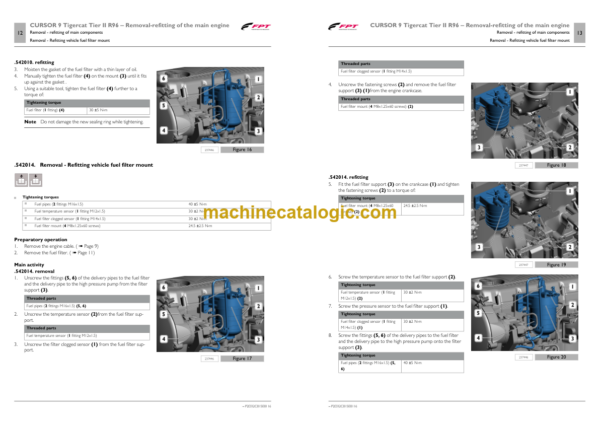 Tigercat FPT C87 Tier 2 Engine Service and Repair Manual (60214A)