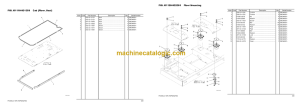 Komatsu PC500LC-10R Hydraulic Excavator Parts Book (DBCN0001 and up)