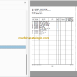 Hitachi EX100-5,EX100M-5 Excavator Full Parts and Engine Parts Catalog
