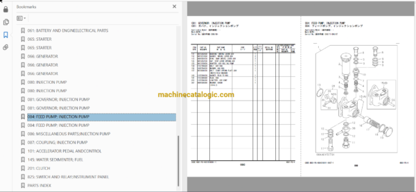 Hitachi EX100-5,EX100M-5 Excavator Full Parts and Engine Parts Catalog