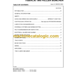 Tigercat L845 Feller Buncher Service Manual (845T475 - 845T500)