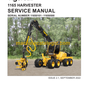 Tigercat 1165 Harvester Service Manual