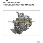 Tigercat N67 Tier 4F Engine Troubleshooting Manual (74312A)