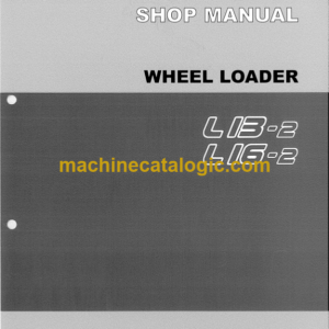 TCM L13-2, L16-2 Wheel Loader Shop Manual