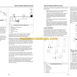 Tigercat H845D, LH845D Harvester Service Manual (84532501 –  8453000)