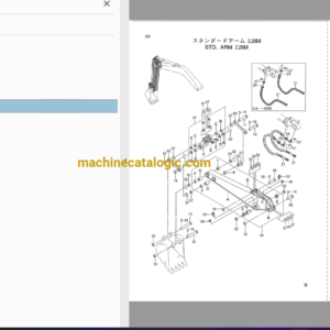 Hitachi EX100-5, EX100M-5, EX100-5E Excavator Full Parts Catalog