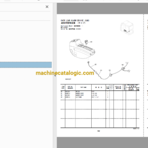 Hitachi ZX145W-3 Wheeled Excavator Full Parts Catalog