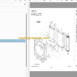 Hitachi ZX400LCH-7 Hydraulic Excavator Full Parts Catalog