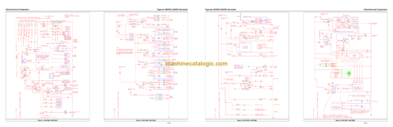 Tigercat H845D, LH845D Harvester Service Manual (84532501 - 8453000)