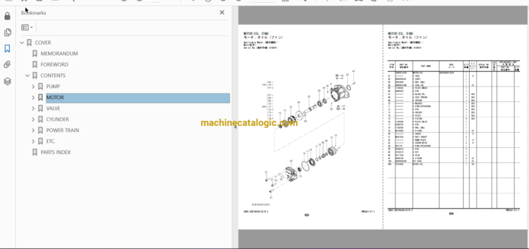 Hitachi ZW150PL-5B Wheel Loader Full Parts Catalog