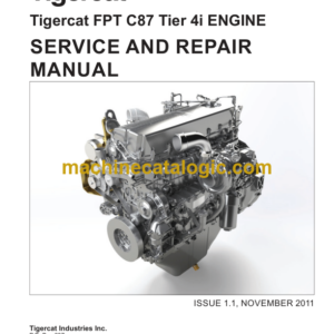 Tigercat FPT C87 Tier 4i Engine Service and Repair Manual (60215A)