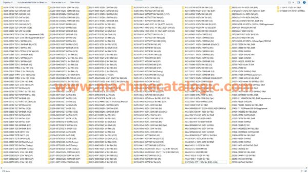 Kawasaki Construction Machinery Parts Catalog PDF Model Index