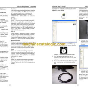 Tigercat 250C Loader Service Manual