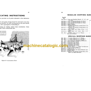 John Deere Integral Tractor Plows No. 411 One-Bottom No. 412 Two-Bottom for Model 40 and Model 40 Standard Tractors Operator’s Manual (OMA40953)