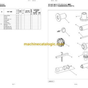 Hitachi AH300-D Articulated Dump Truck Parts Catalog