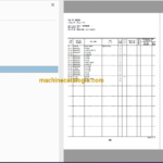 Hitachi ZX145W-3 Wheeled Excavator Full Parts Catalog