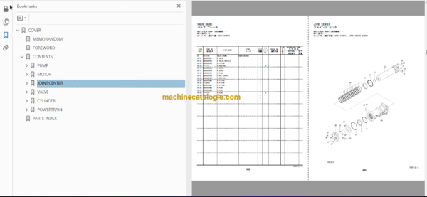 Hitachi ZX145W-3 Wheeled Excavator Full Parts Catalog