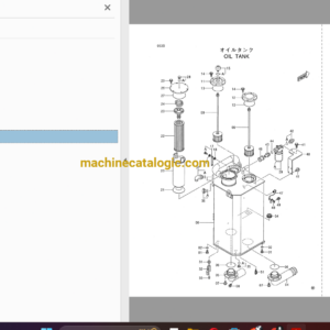 Hitachi CX900HD Crawler Crane Full Parts Catalog