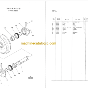 Hitachi UH055-7,UH073 Hydraulic Excavator Full Parts Catalog