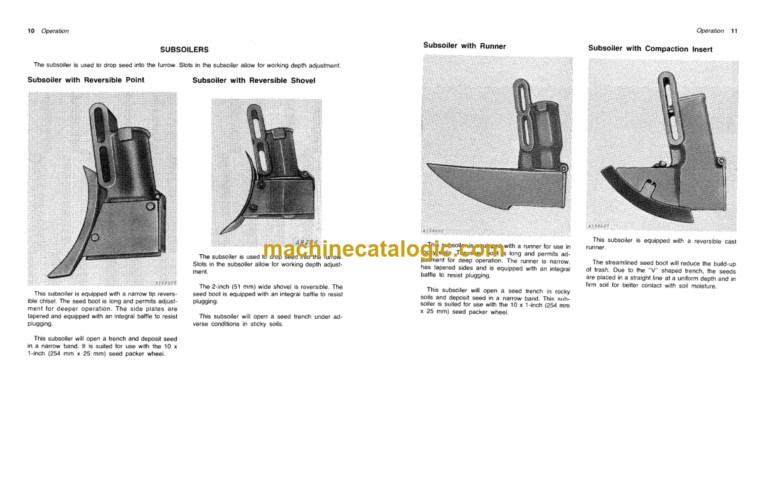 John Deere PA800 Series Planting Attachments Operator's Manual (OMA29579)