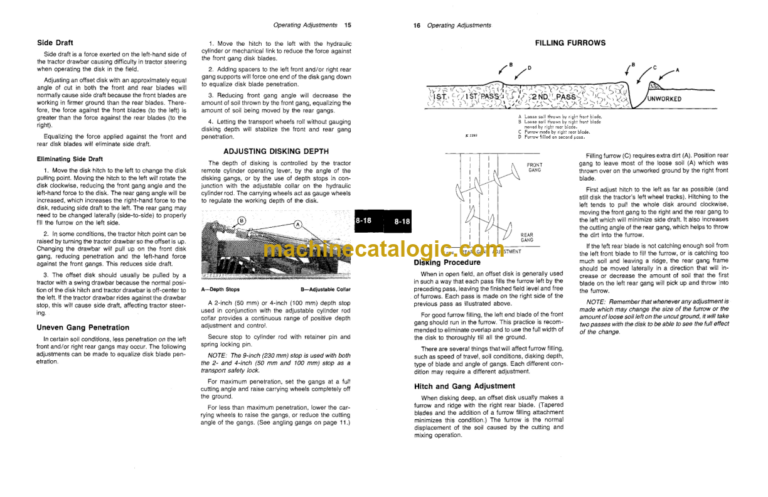 John Deere 340 Offset Disk Operator's Manual (OMA32539)