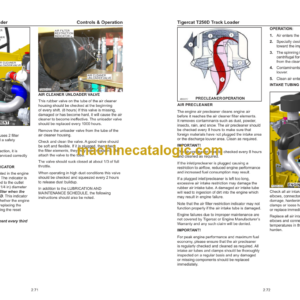 Tigercat T250D Loader Service Manual (250T2101 – 250T3000)