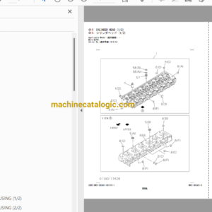 Hitachi ZX870-5A Series Hydraulic Excavator ISUZU(6WG1-XKSA01) Engine Parts Catalog