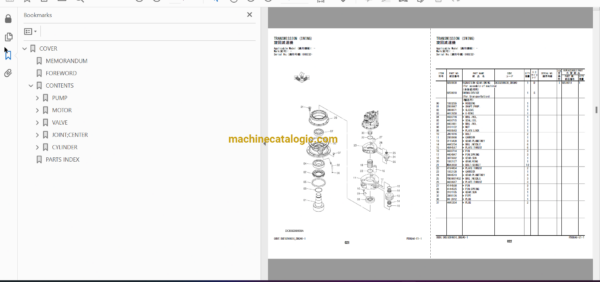 Hitachi ZX400R-6 Hydraulic Excavator Full Parts Catalog