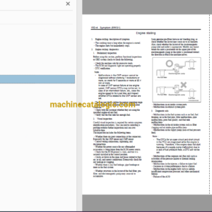 Hitachi 6WG1 GB3 Exhaust Emission Standarts Technical and Workshop Engine Manual