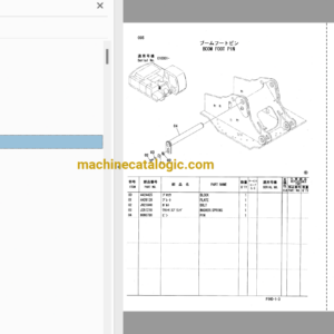 Hitachi ZX230,ZX230LC,ZX240H,ZX240LCH,ZX240K,ZX240LCK,ZX250,ZX250LC,ZX250LCN Excavator Full Parts Catalog