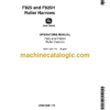 John Deere F925 and F925H Roller Harrows Operator's Manual (OMA15561)