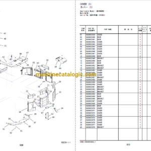 Hitachi ZX85-6EB Electric Hydraulic Excavator Parts Catalog