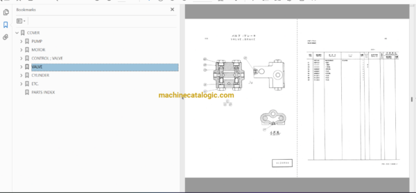 Hitachi UH122,UH122LC Hydraulic Excavator Full Parts Catalog